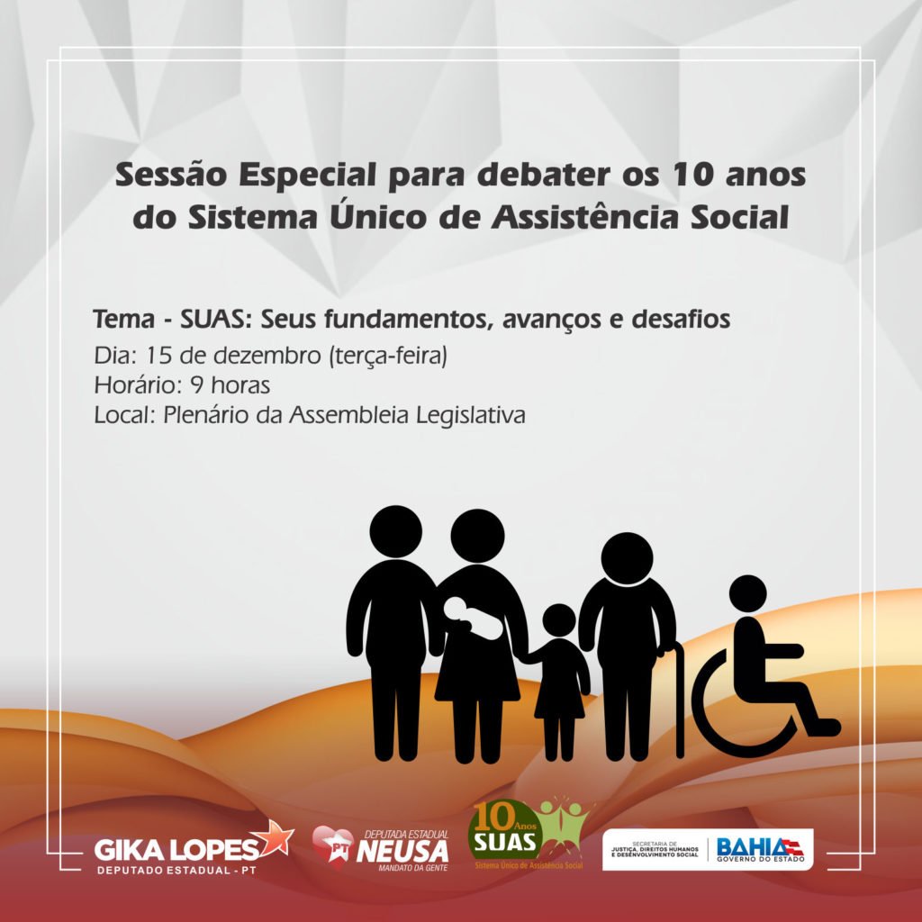 Sessão especial debate os desafios e avanços do Sistema Único de Assistência Social